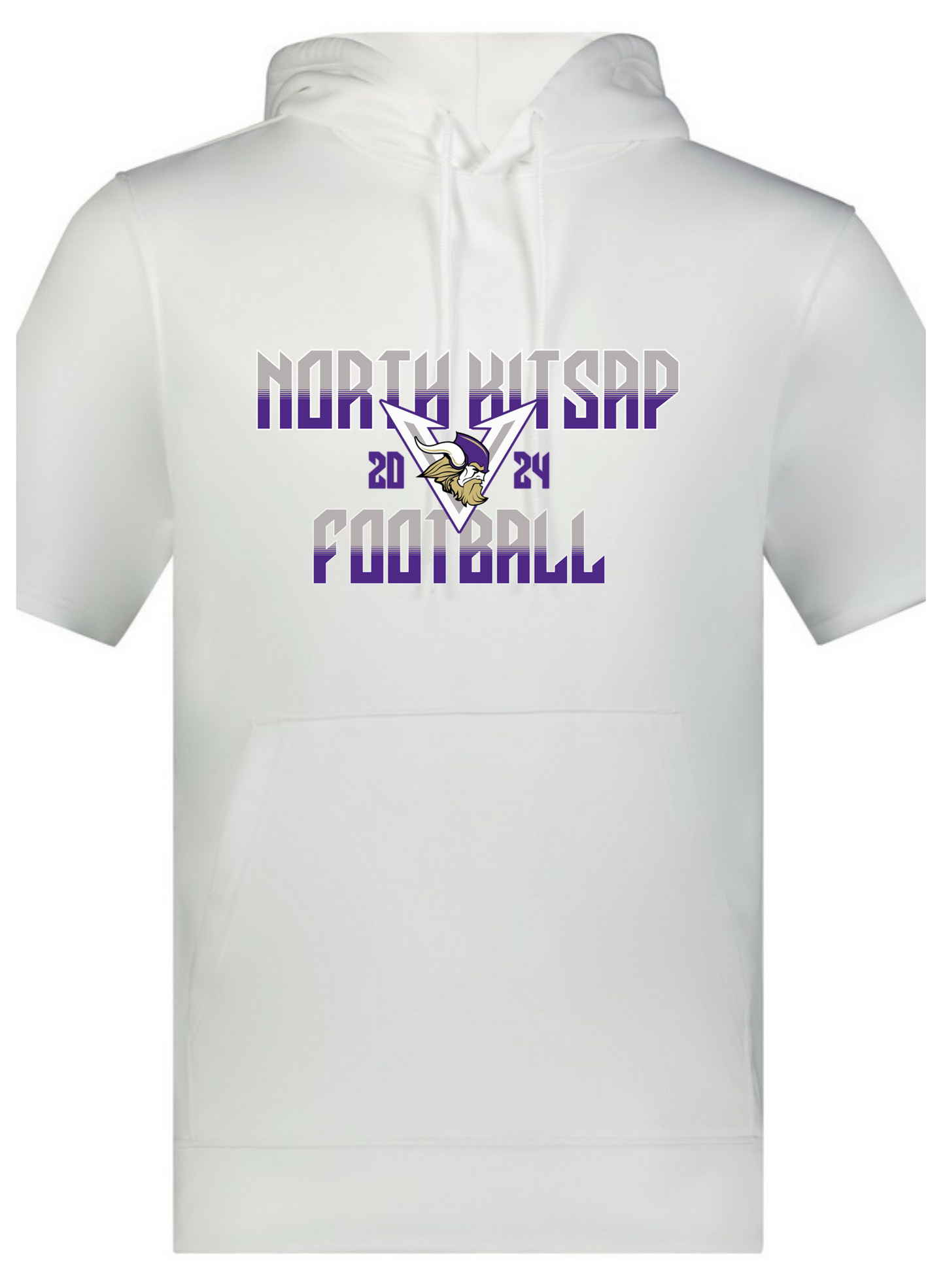 Vikings Fleece Short Sleeve Hoodie