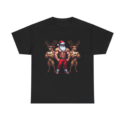 Merry Muscle Santa FestiveTee