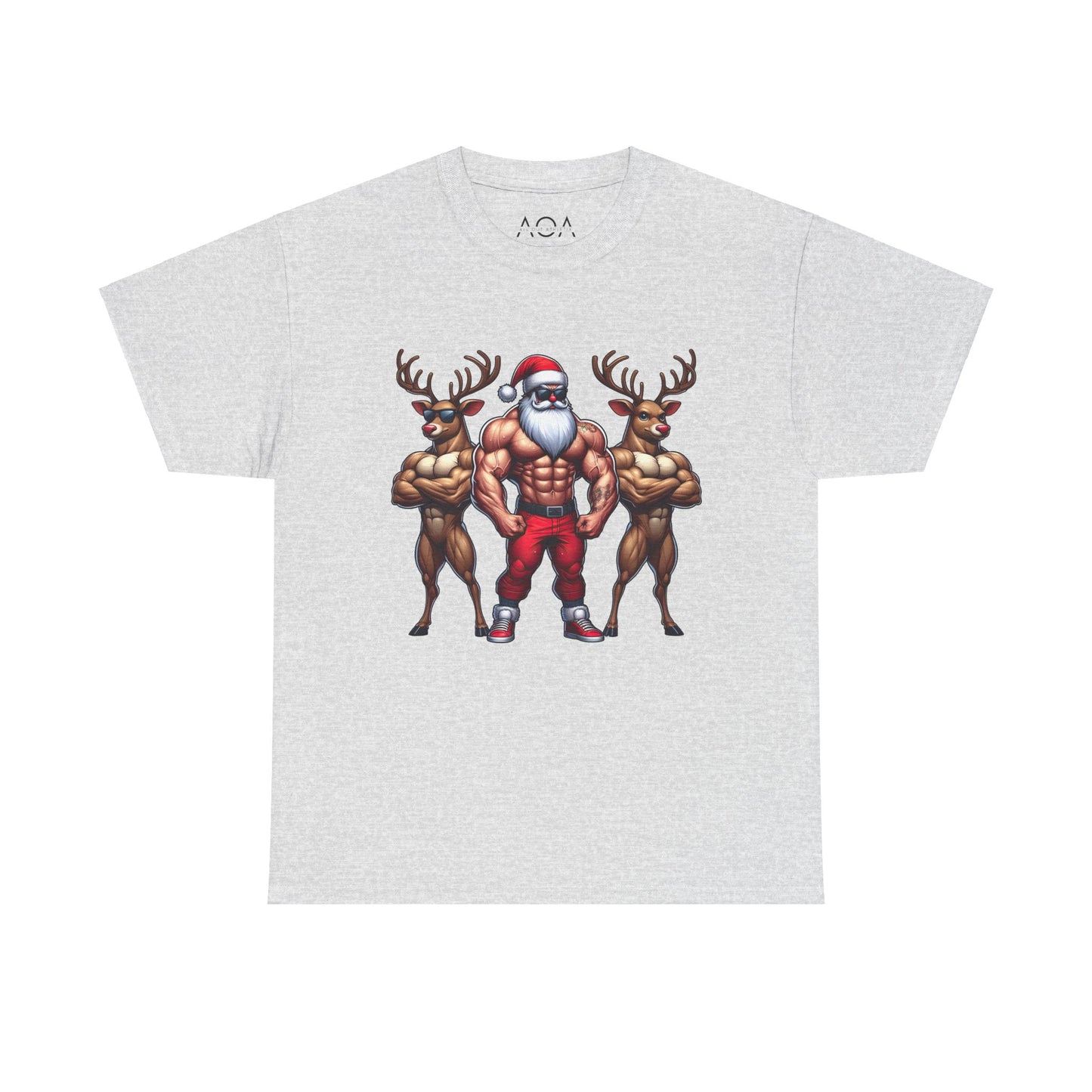 Merry Muscle Santa FestiveTee