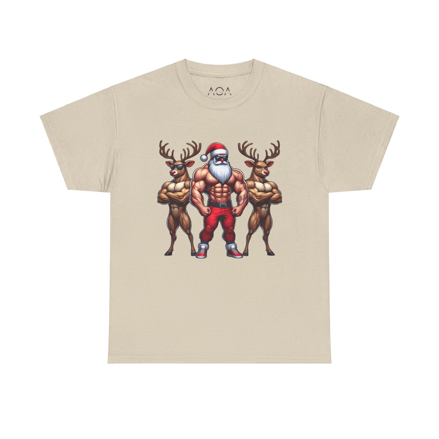 Merry Muscle Santa FestiveTee