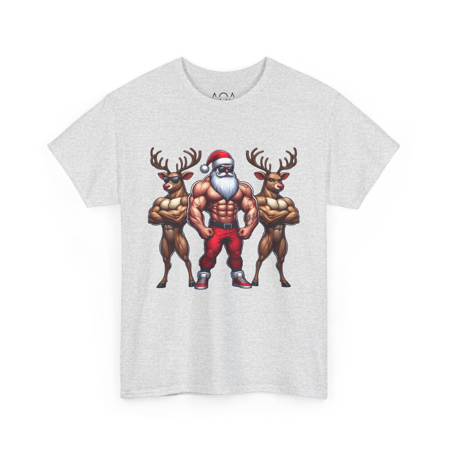 Merry Muscle Santa FestiveTee