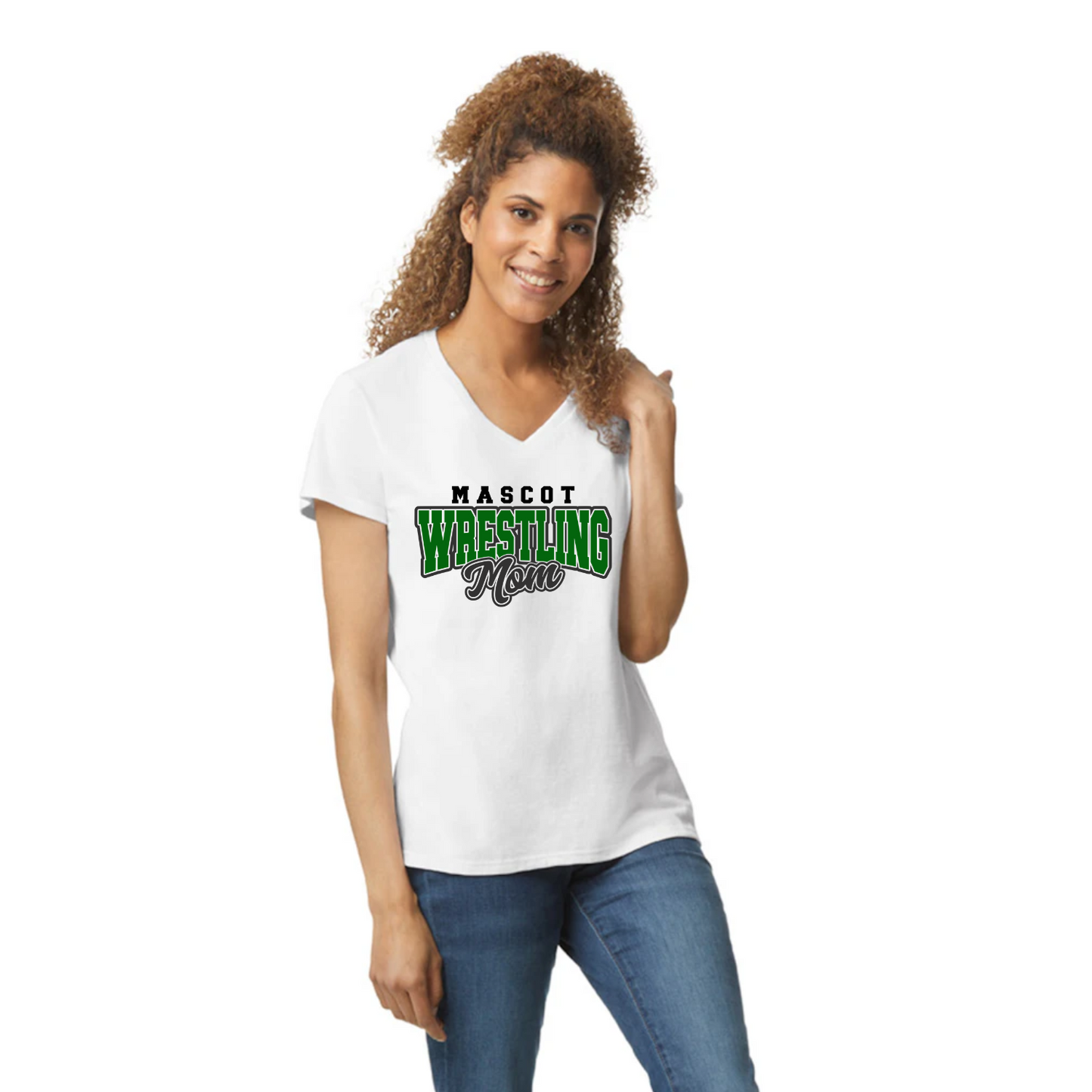 Custom Mascot Wrestling Mom