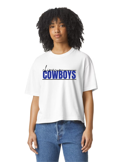 Cowboys Boxy T - Womens