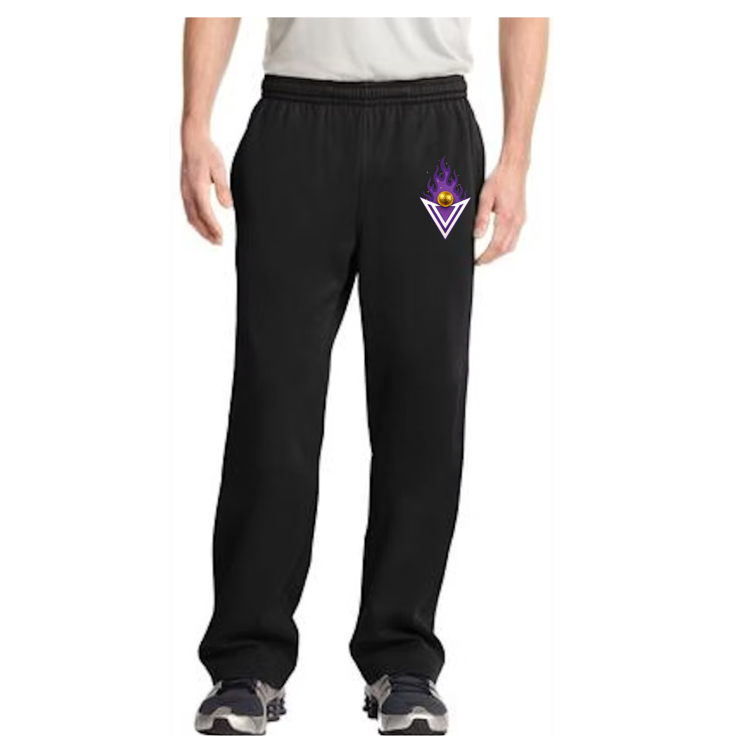 NK Girls Golf - Sport-Tek Sport-Wick Fleece Pant - Open Leg