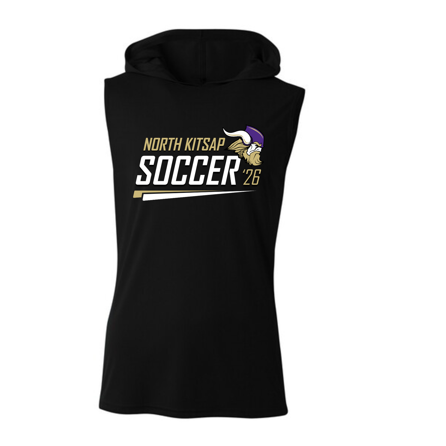 NK Vikings Boys Soccer - Cooling Performance Sleeveless Hooded Tank