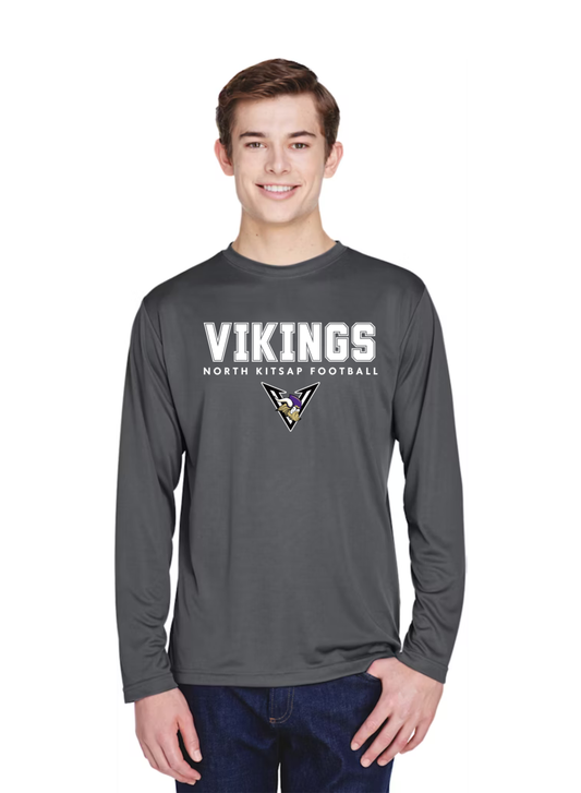 Vikings Football - Performance Long Sleeve - Mens