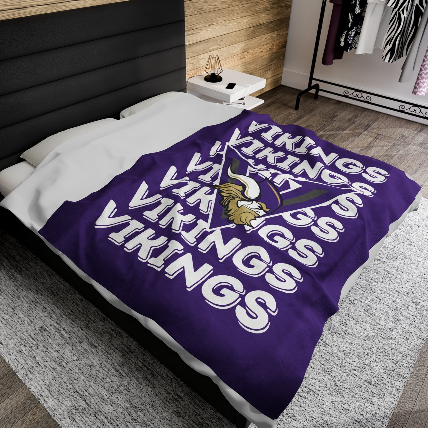 Purple Viking Plush Blanket