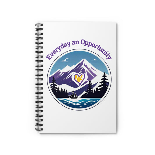 NK Cares Mountain Spiral Notebook - Ruled Line