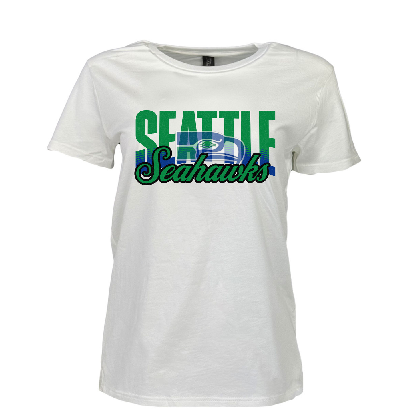 Retro Hawks - Green - Womens tshirt