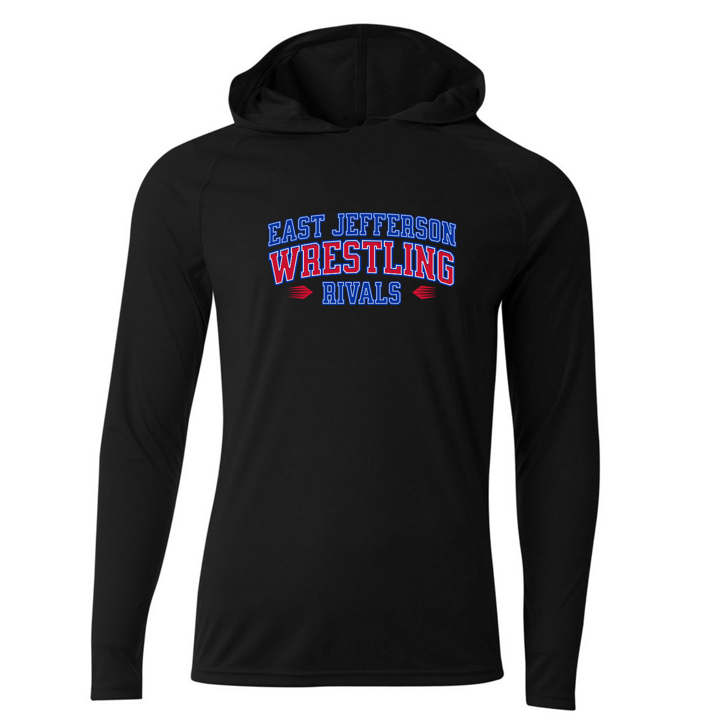 *NEW* Rivals Wrestling- Performance Long Sleeve - Hooded