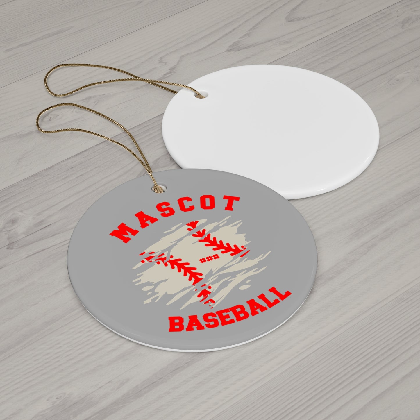 Custom Team & Name BaseballOrnament