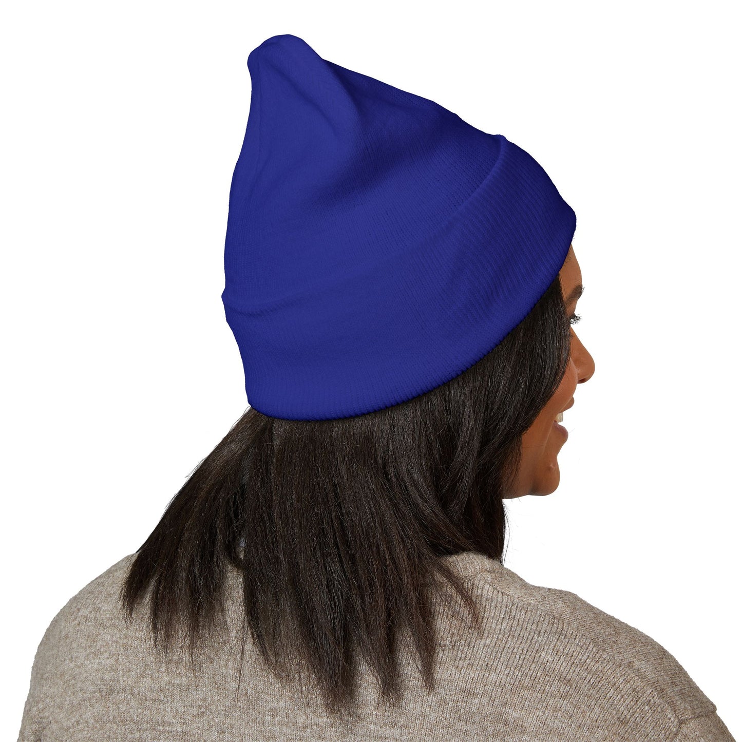 Personalized Classic Cuffed Beanie with Initial Embroidery