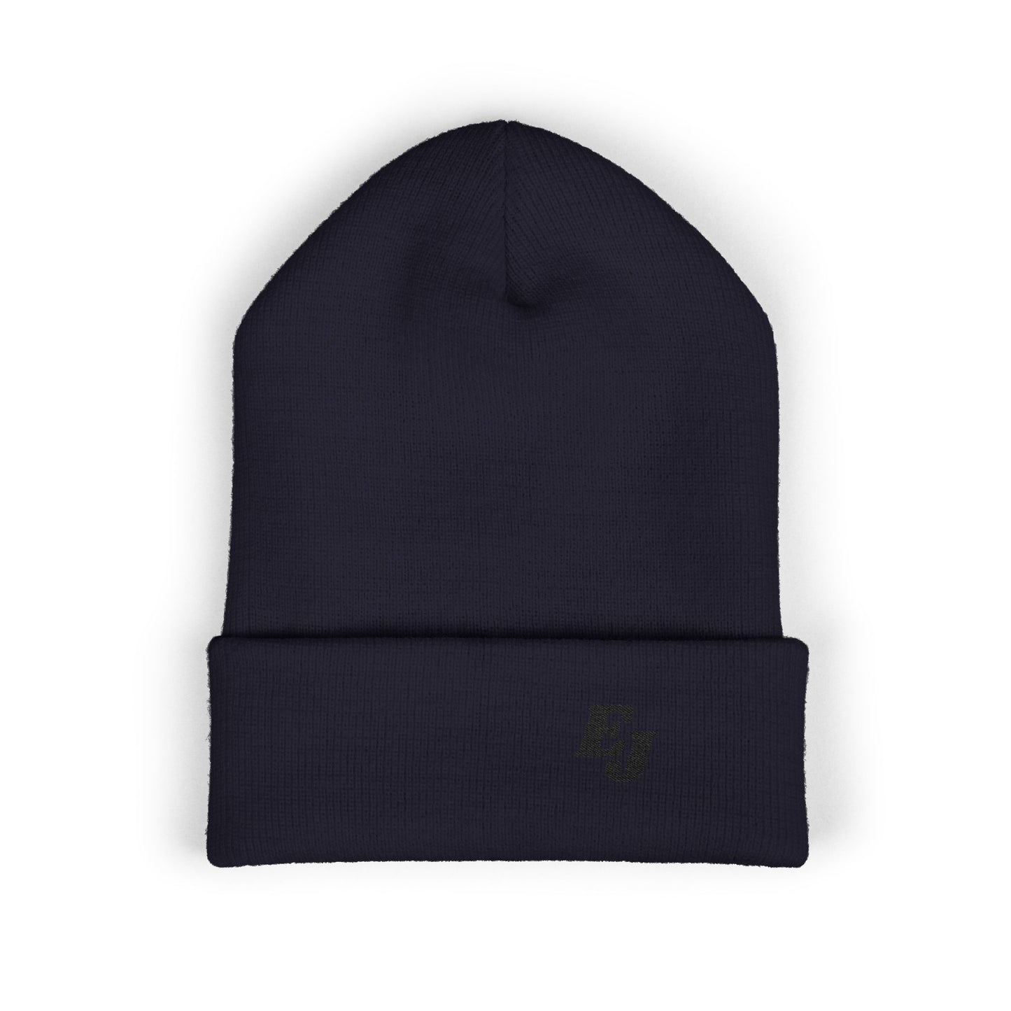 Personalized Classic Cuffed Beanie with Initial Embroidery