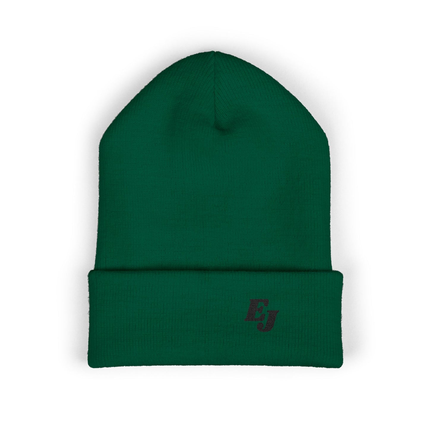 Personalized Classic Cuffed Beanie with Initial Embroidery