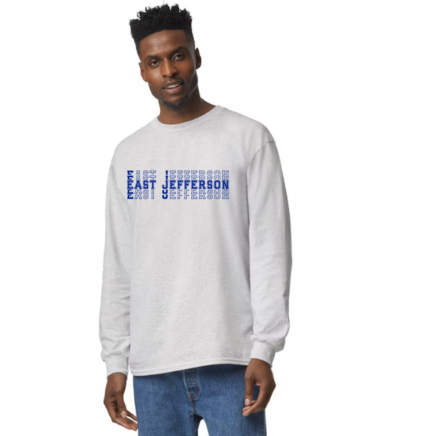 EJLL Cotton Long Sleeve - Stack Logo- unisex