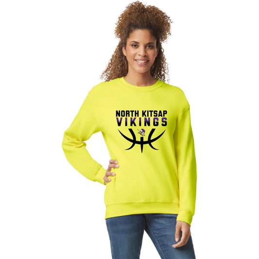 NK Boys Basketball Stack logo Crewneck - unisex