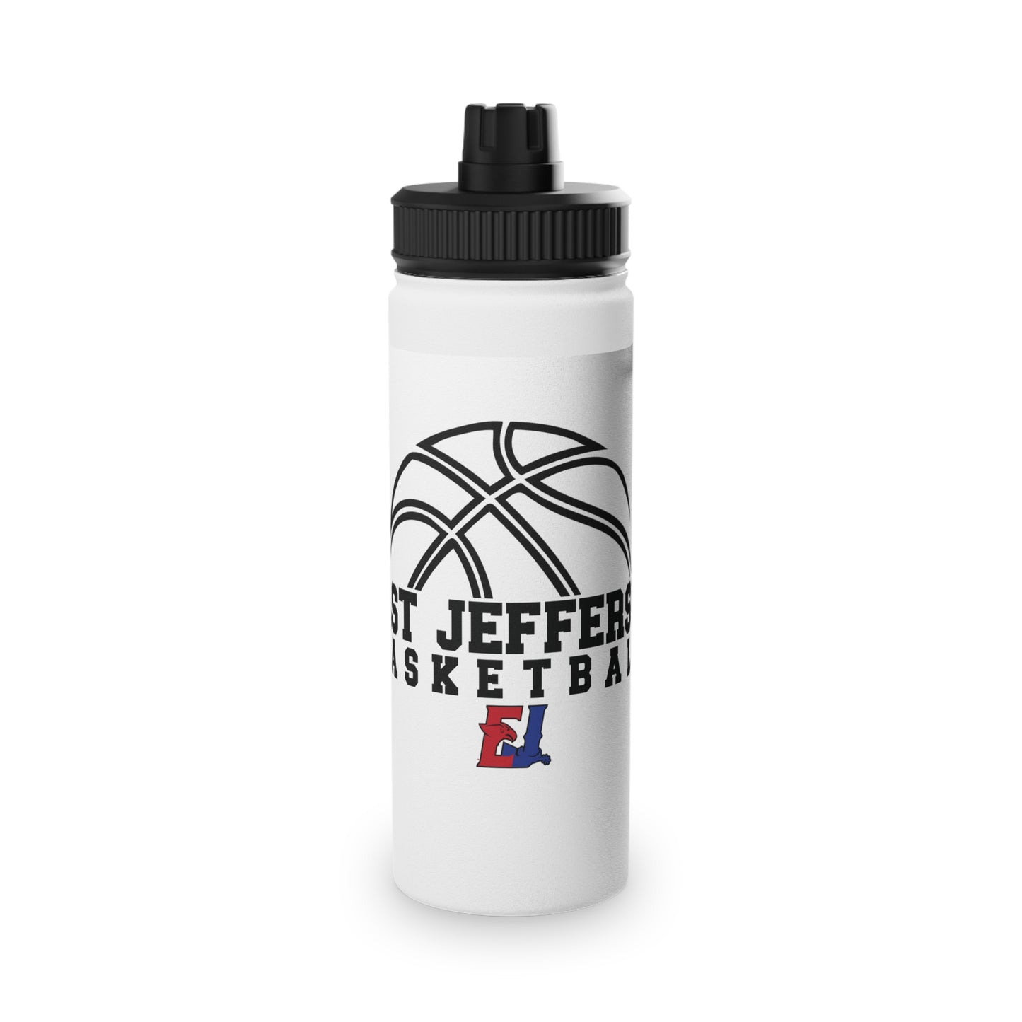 EJ Basketball Stainless Steel Water Bottle, Sports Lid