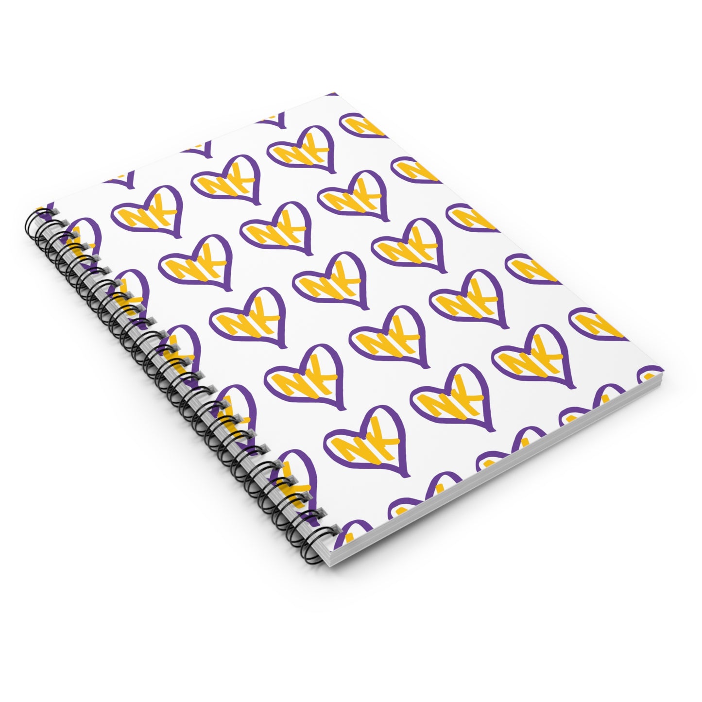 NK Cares Heart Spiral Notebook - Ruled Line