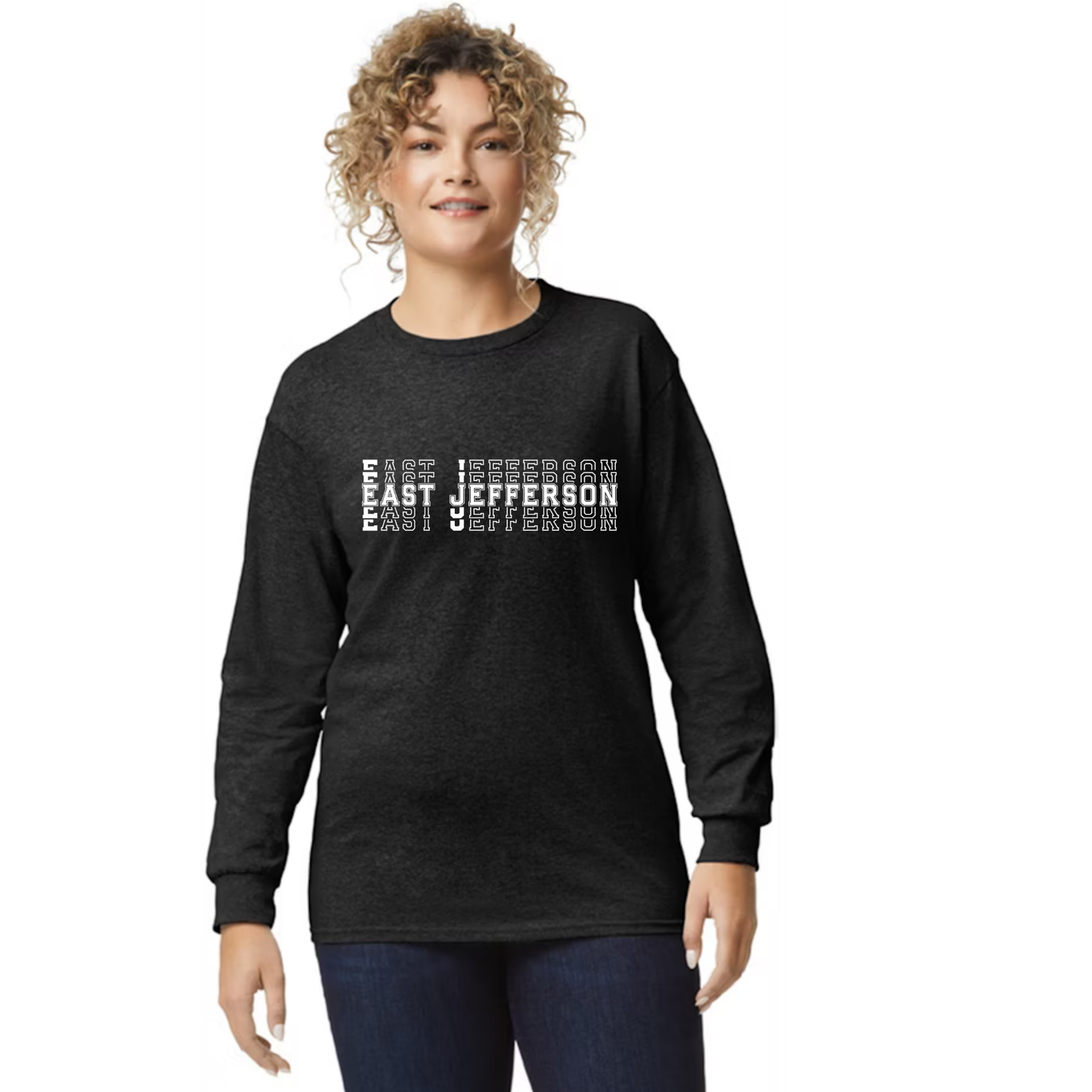 EJLL Cotton Long Sleeve - Stack Logo- unisex