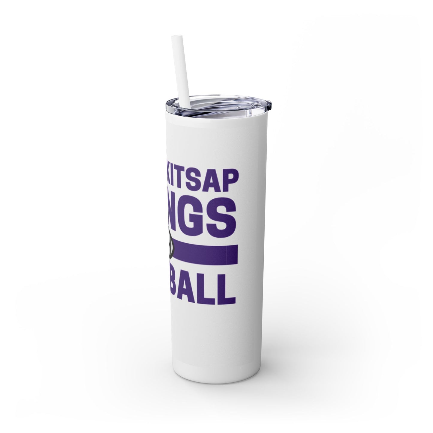 Skinny Tumbler with Straw, 20oz