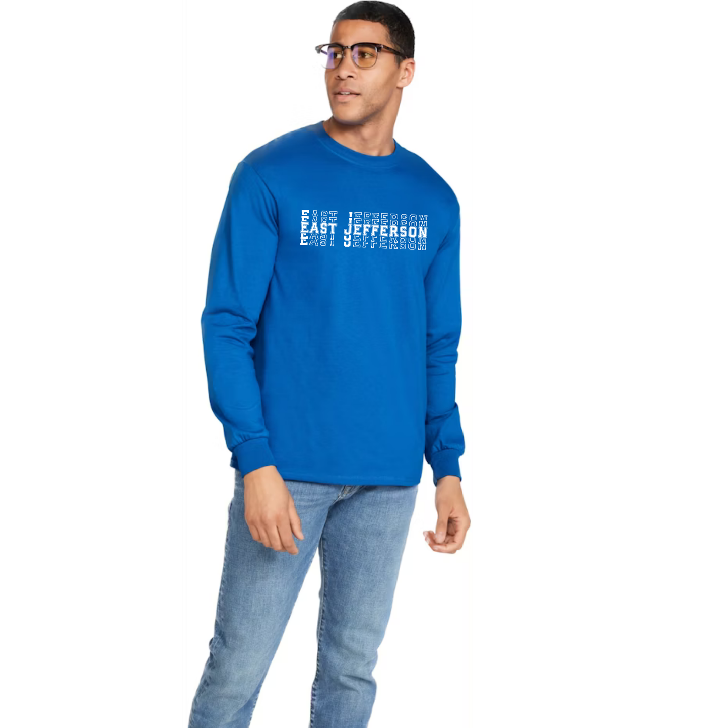 EJLL Cotton Long Sleeve - Stack Logo- unisex