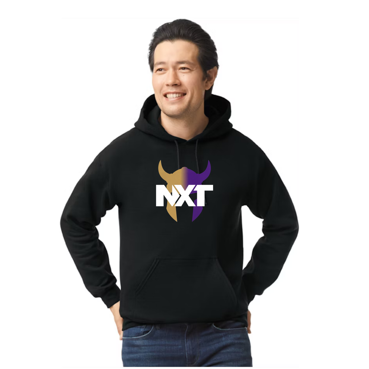 NXT Basketball - Viking Helmet - Heavy Cotton Hoodie - unisex