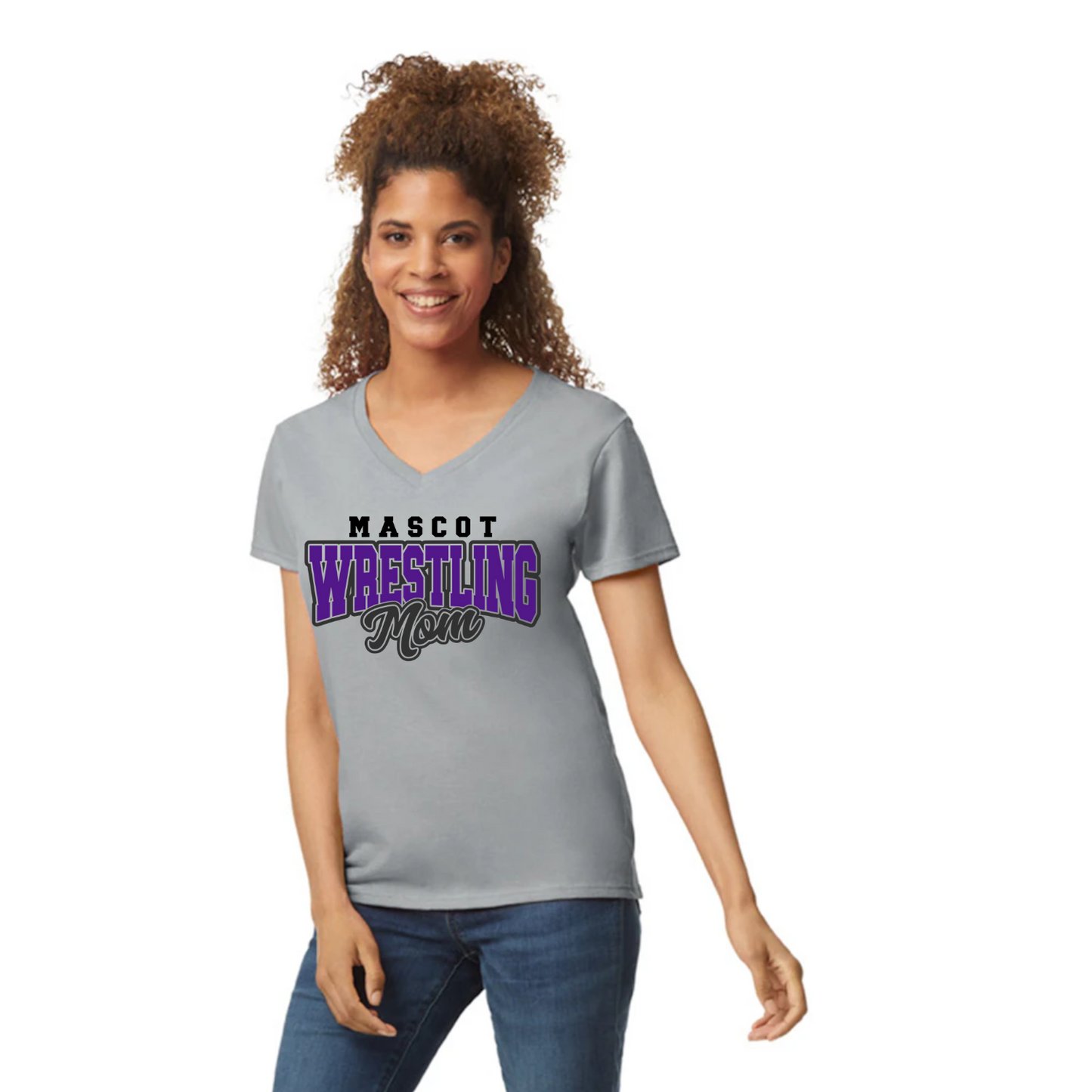 Custom Mascot Wrestling Mom