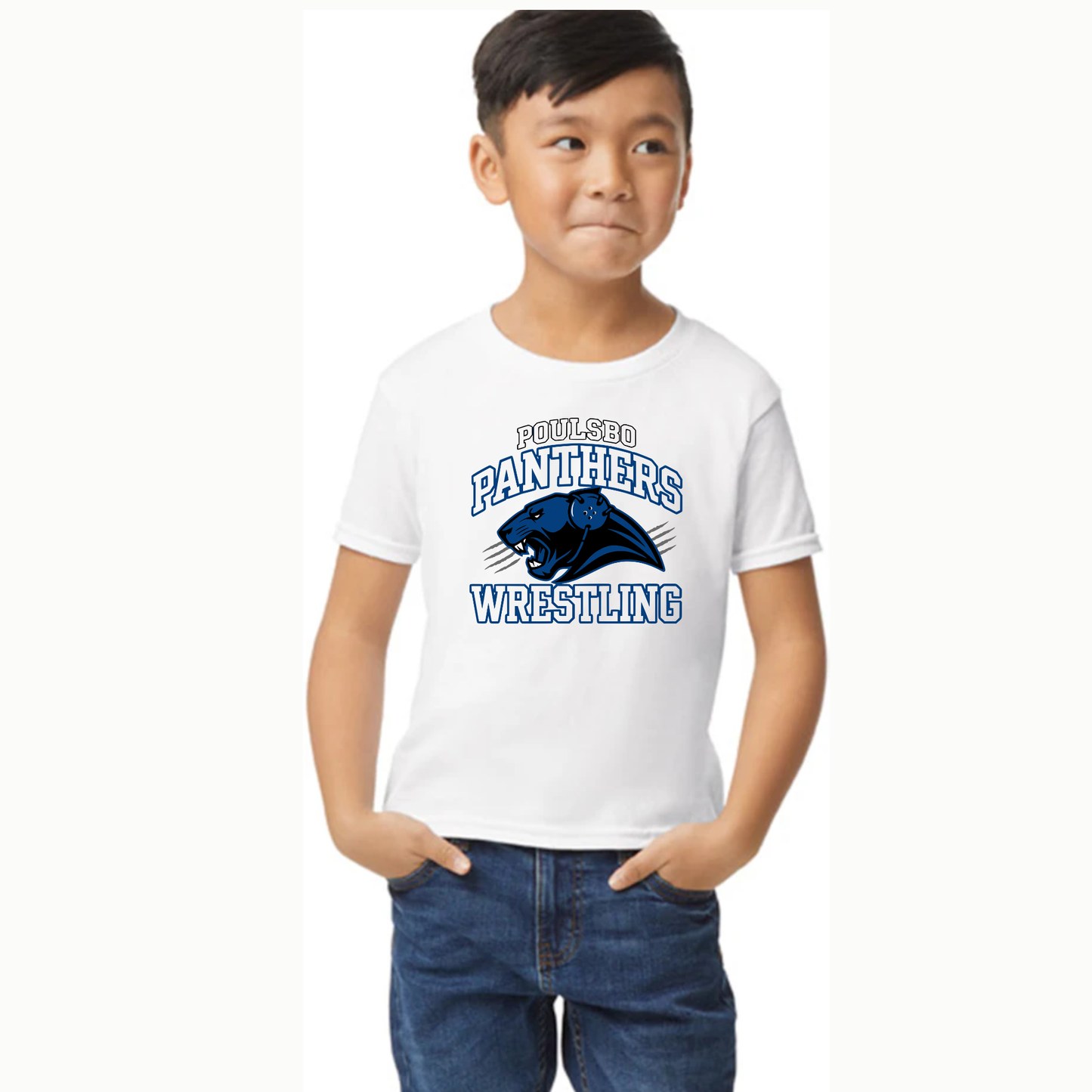 Panthers Wrestling - Cotton Tshirt - Youth