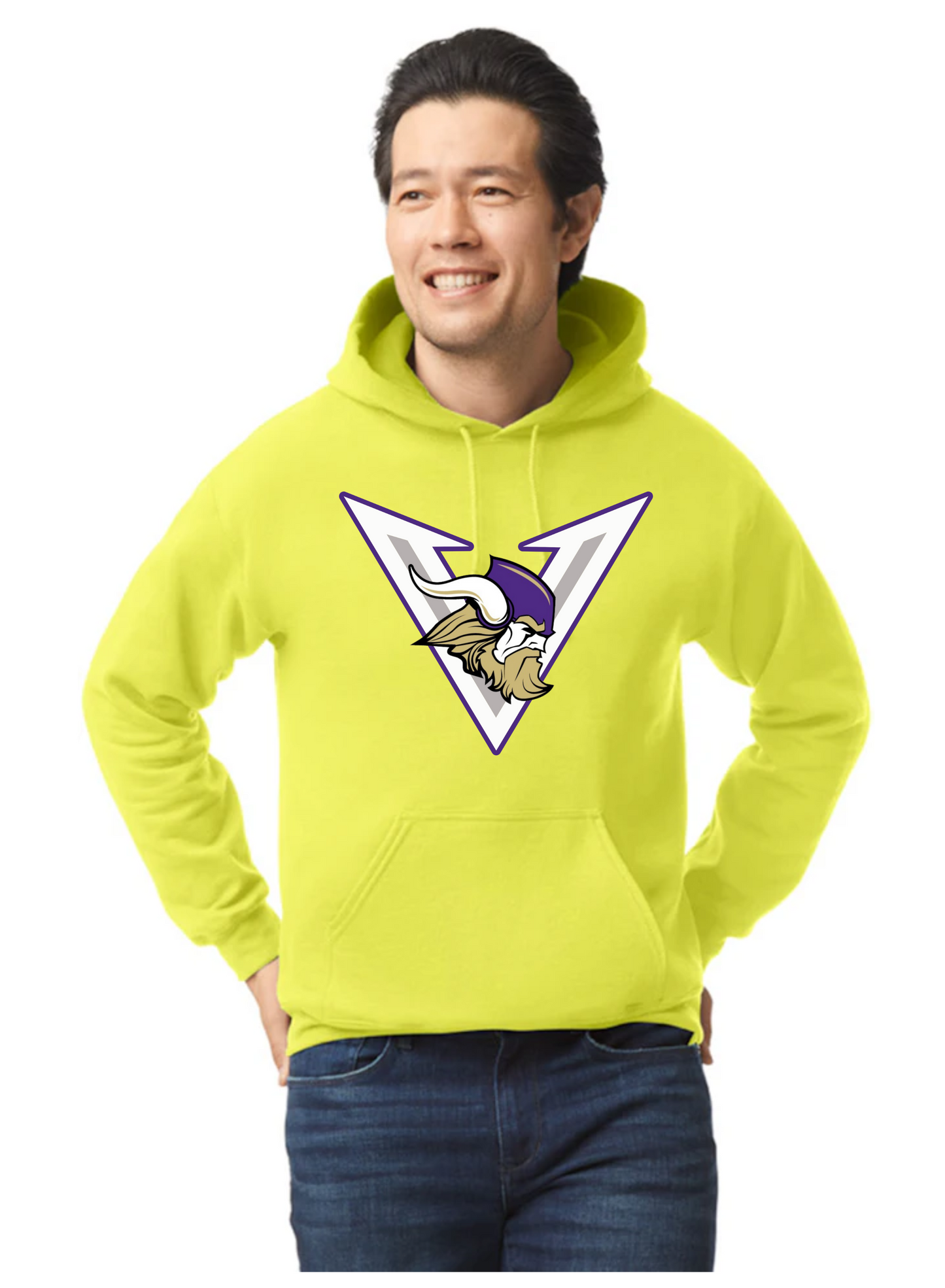 Plus 1 - Neon Vikings Hoodie