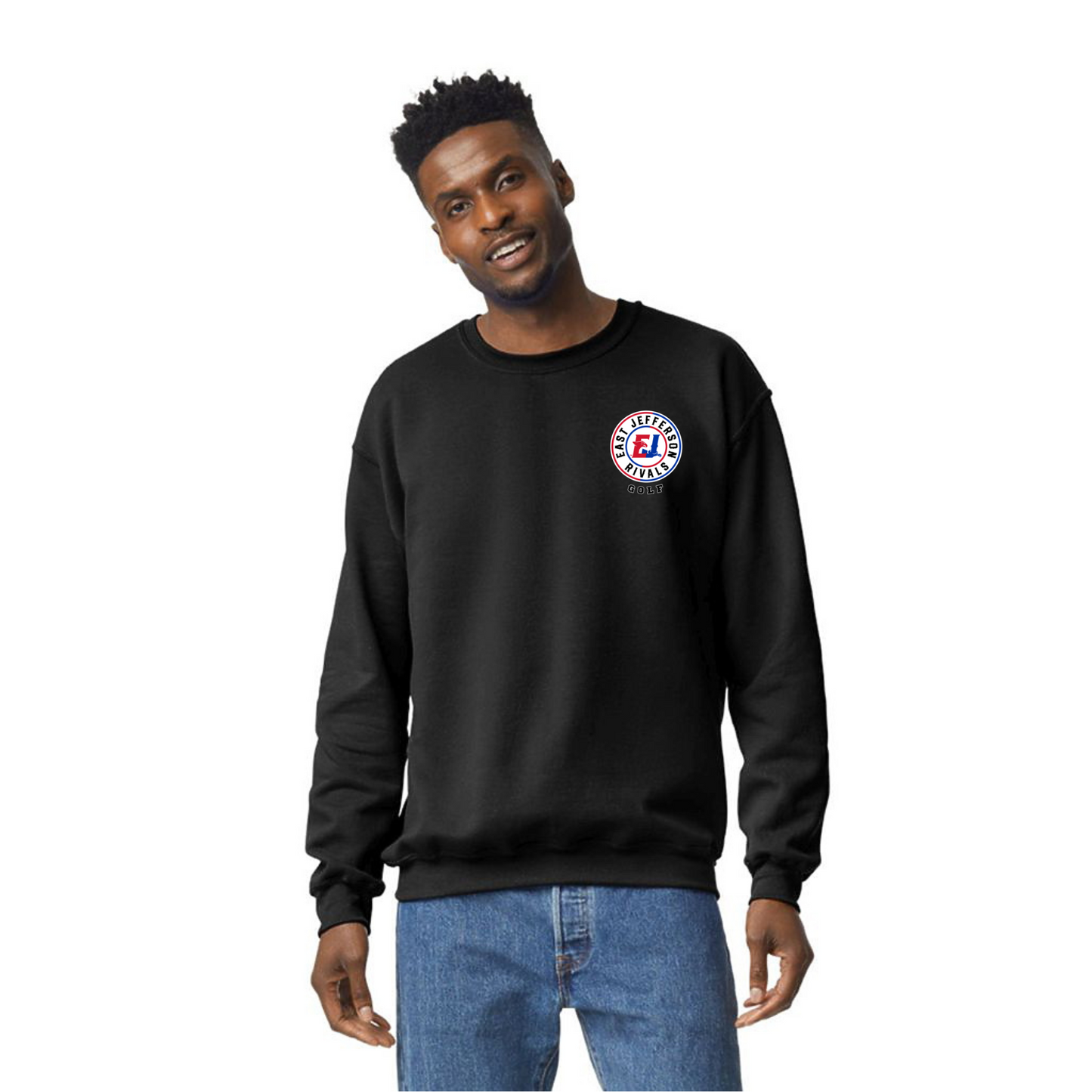 EJ Rivals Golf Circle logo - crewneck - unisex