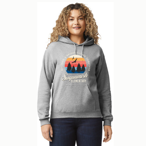 Suquamish - Heavy Cotton Hoodie - Sunshine Logo