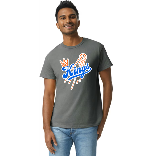Kings Baseball -Heavy Cotton Tshirt - Unisex