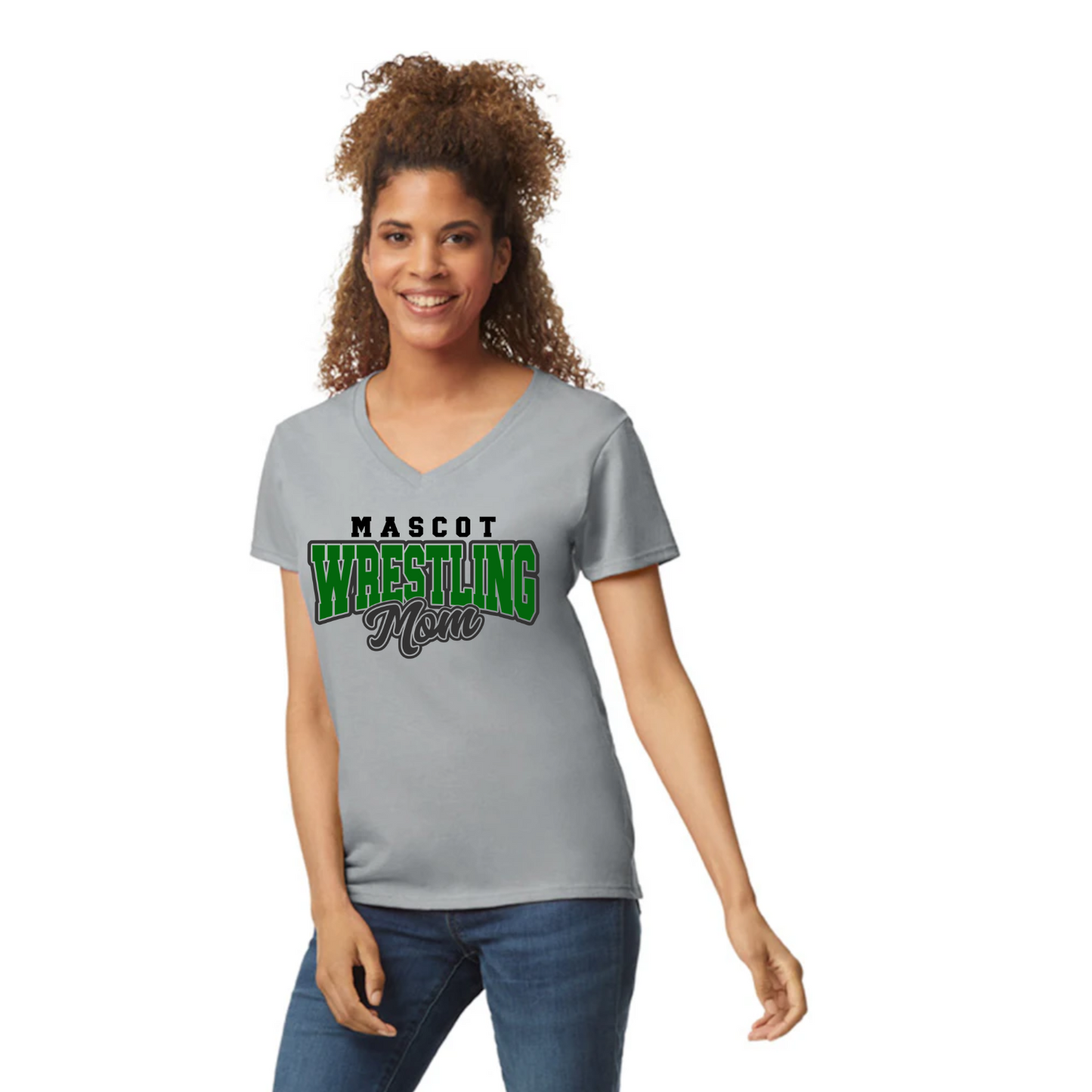 Custom Mascot Wrestling Mom