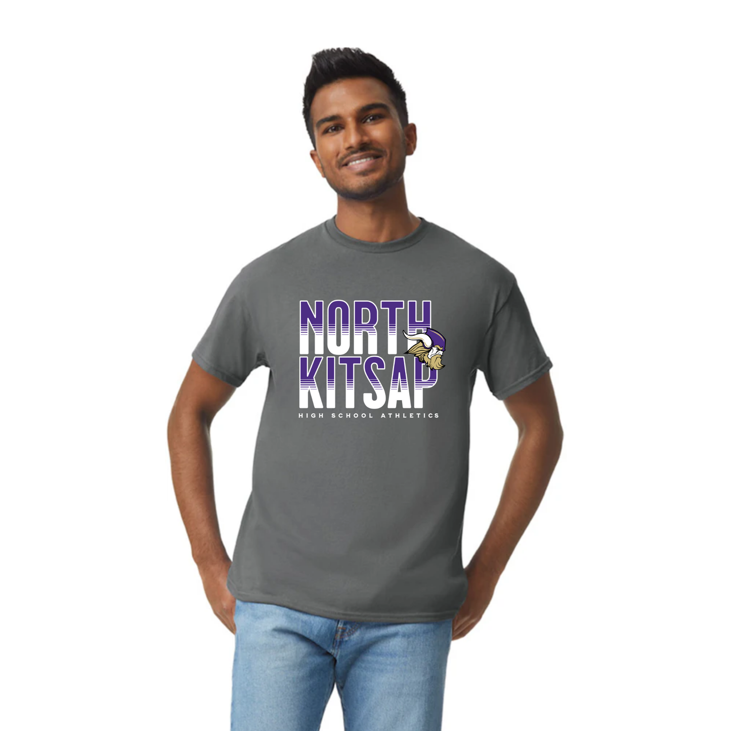 North Kitsap Atheltics Stack logo - Tshirt