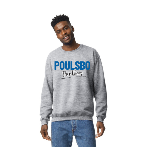 Poulsbo Panther crewneck - Youth & Adult Sizes