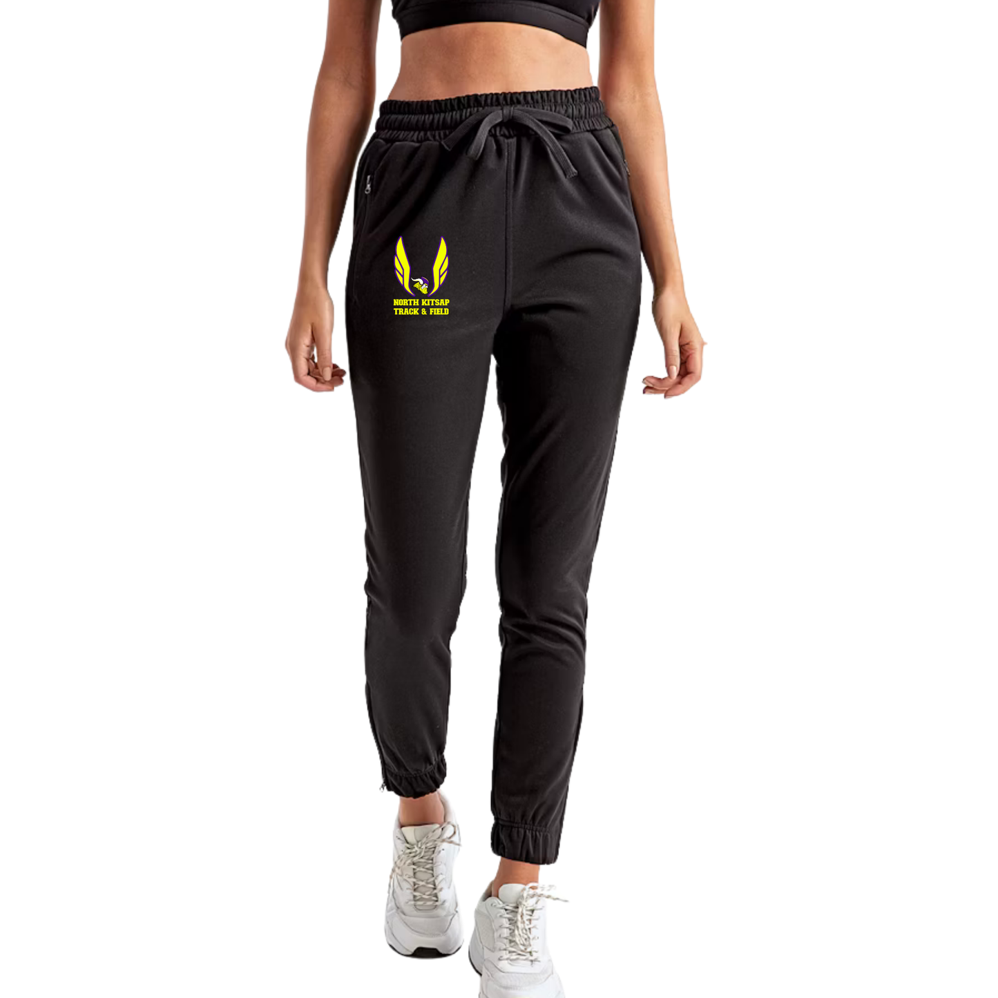Vikings Warm Up Team Joggers - Volt Logo - Womens