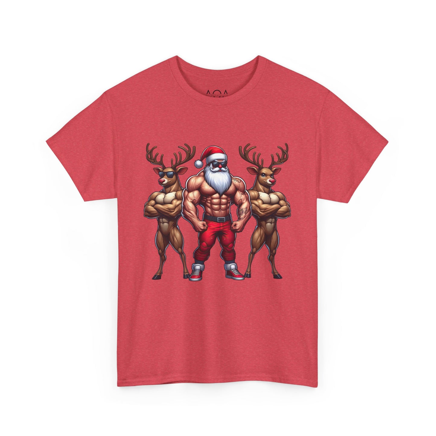 Merry Muscle Santa FestiveTee