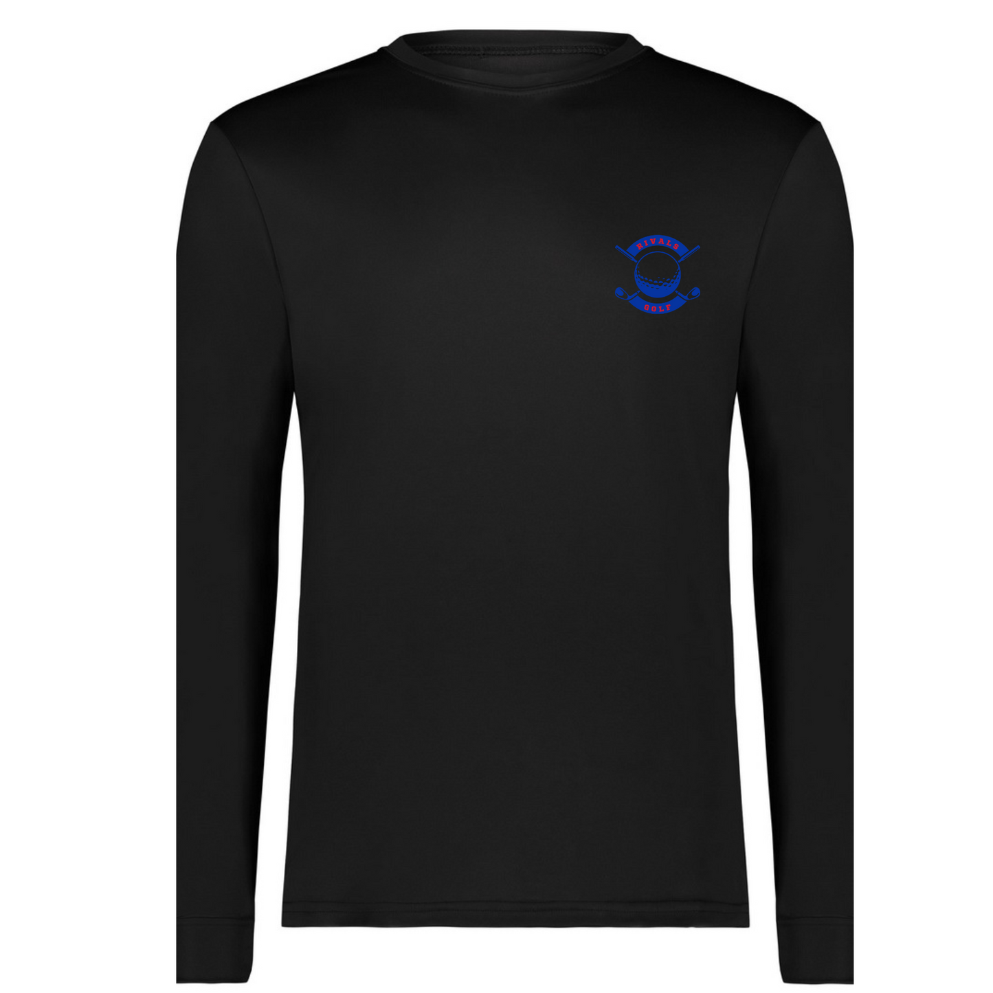 Rivals Golf Performance long sleeve - Blue Clubs Logo