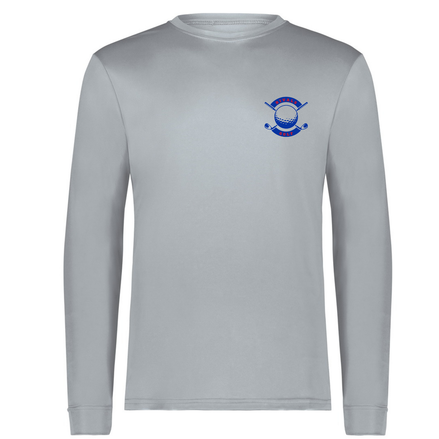 Rivals Golf Performance long sleeve - Blue Clubs Logo