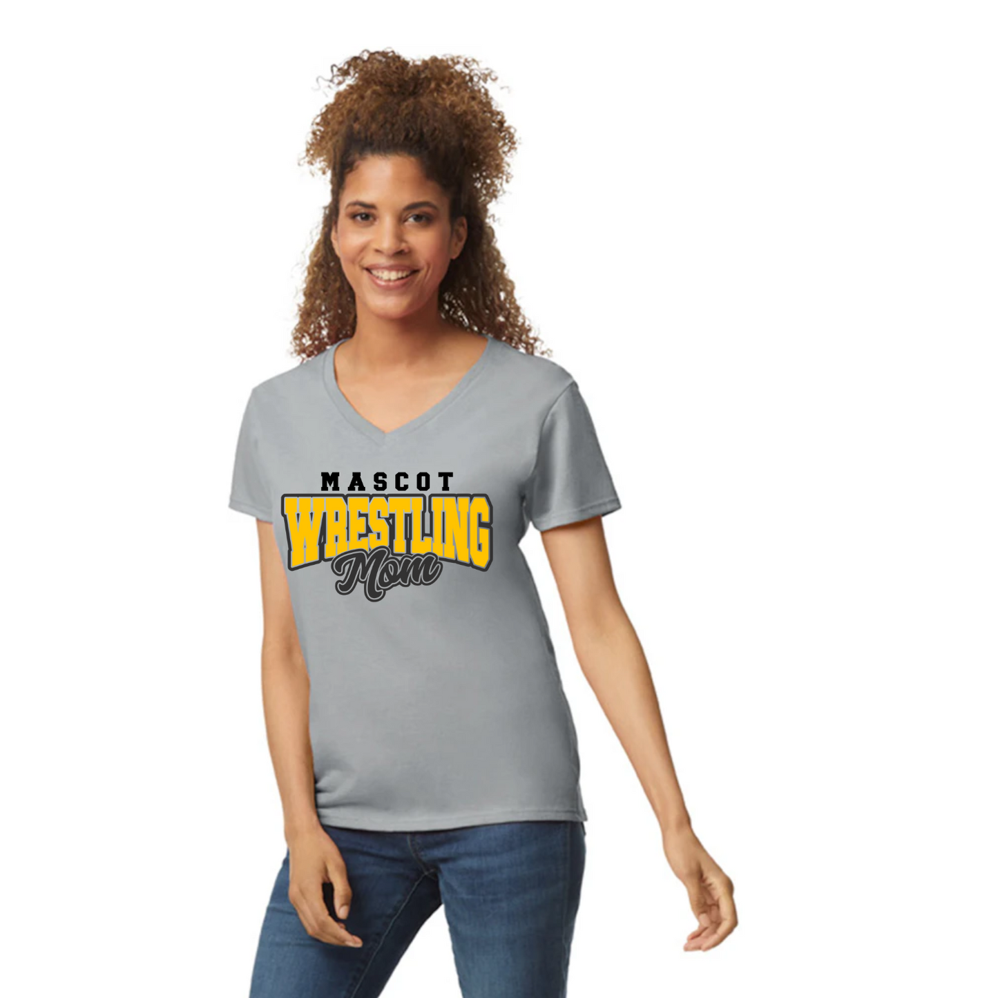 Custom Mascot Wrestling Mom