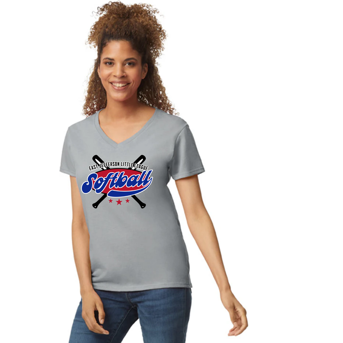 EJLL VNeck T-shirt - -Womens