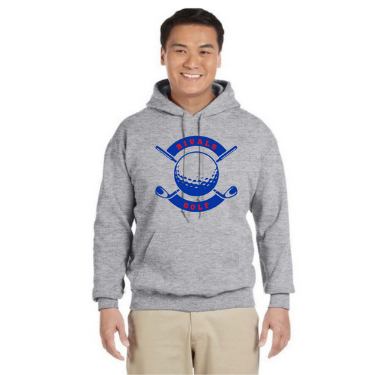 Rivals Golf Hoodie Blue clubs
