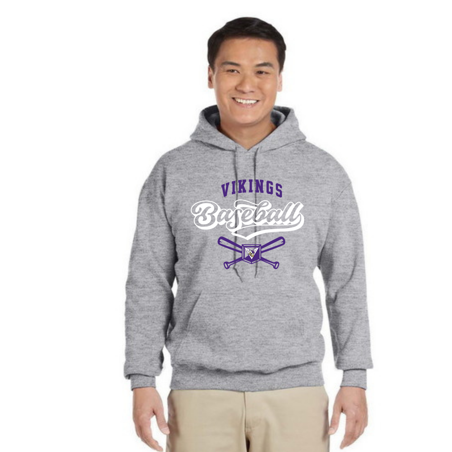 NK Baseball Banner Swoosh Logo - Hoodie