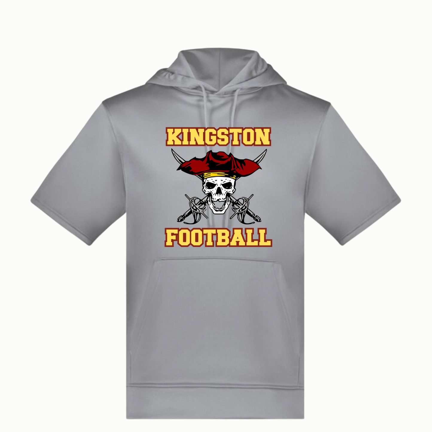 Kingston Football Fleece Short Sleeve Hoodie