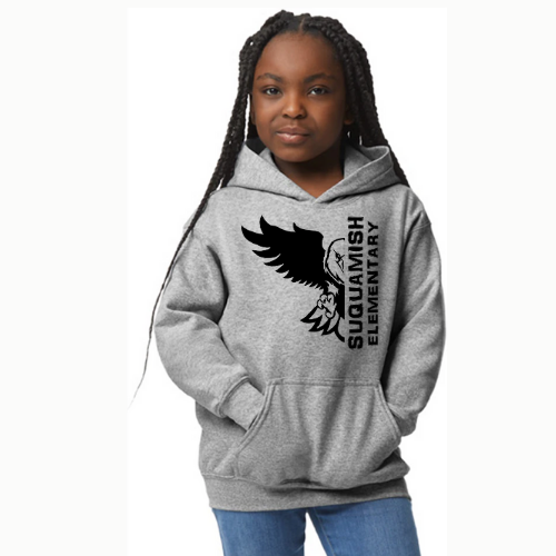 Suquamish Hoodie - Youth - Eagle Logo