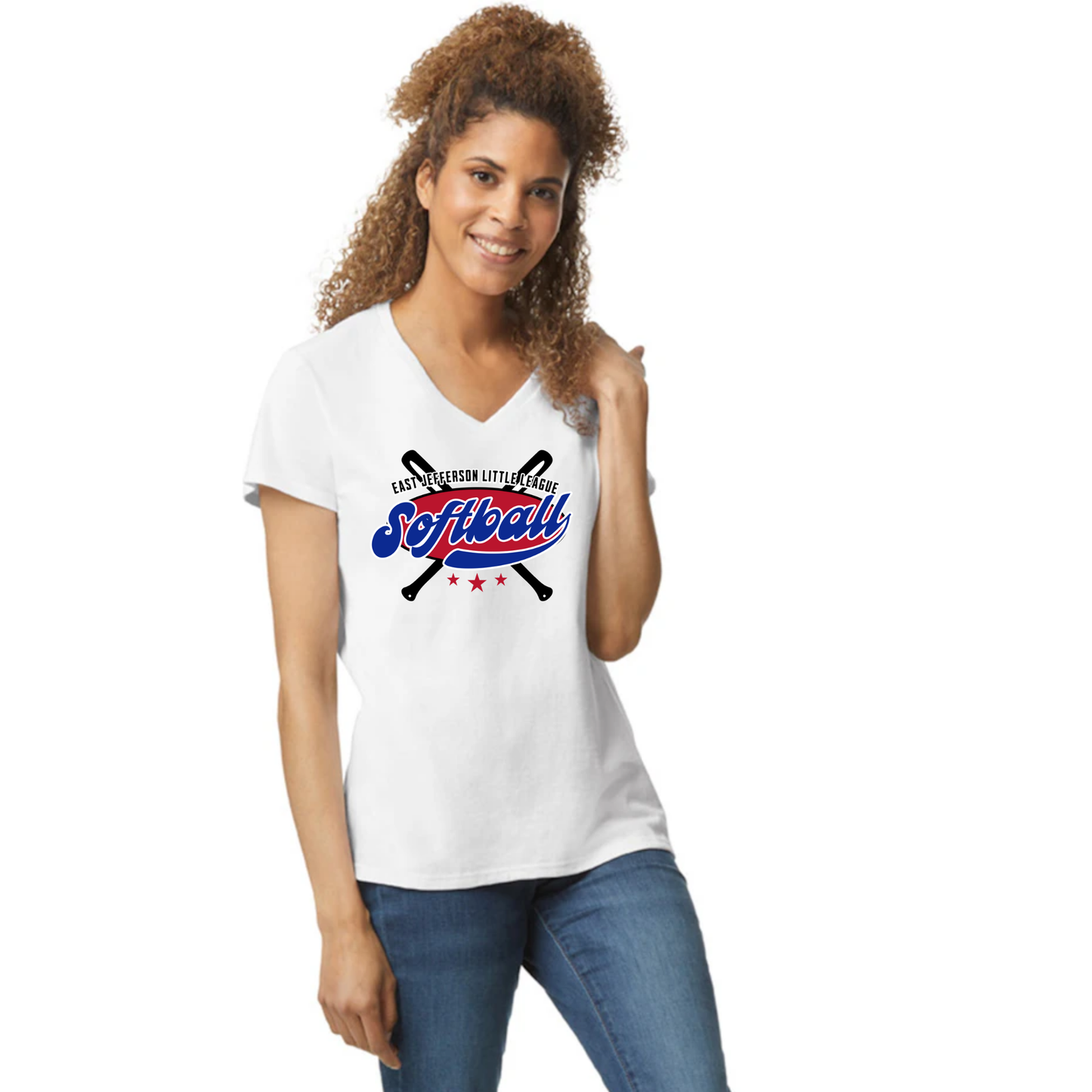 EJLL VNeck T-shirt - -Womens
