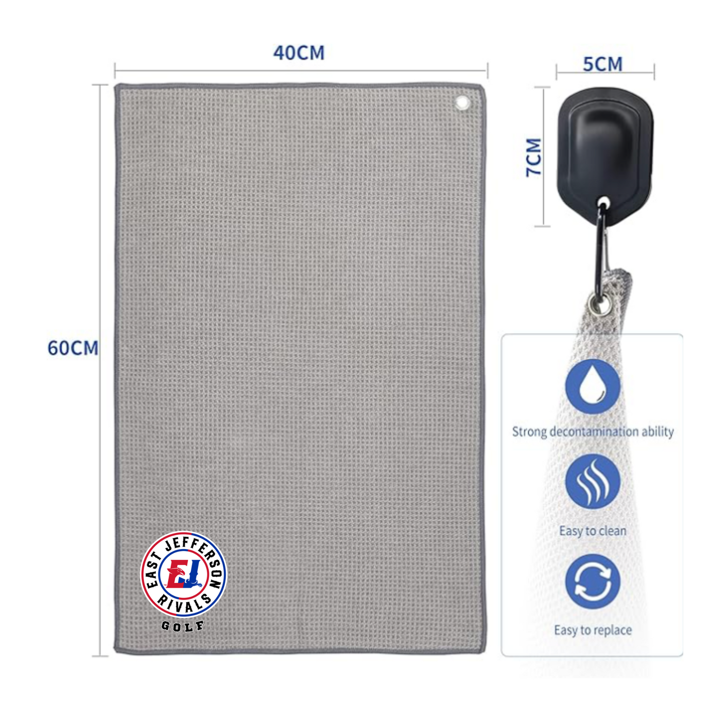 EJ Rivals Golf Towel