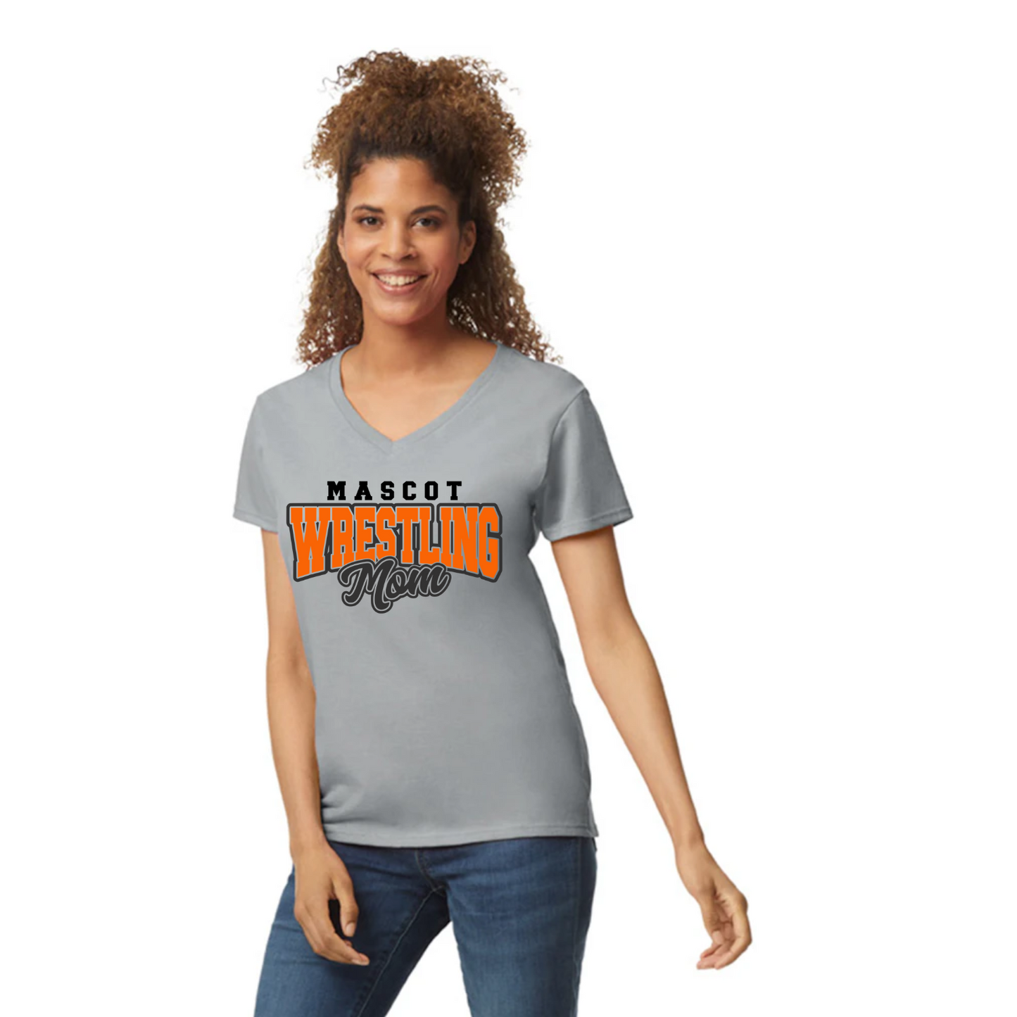 Custom Mascot Wrestling Mom