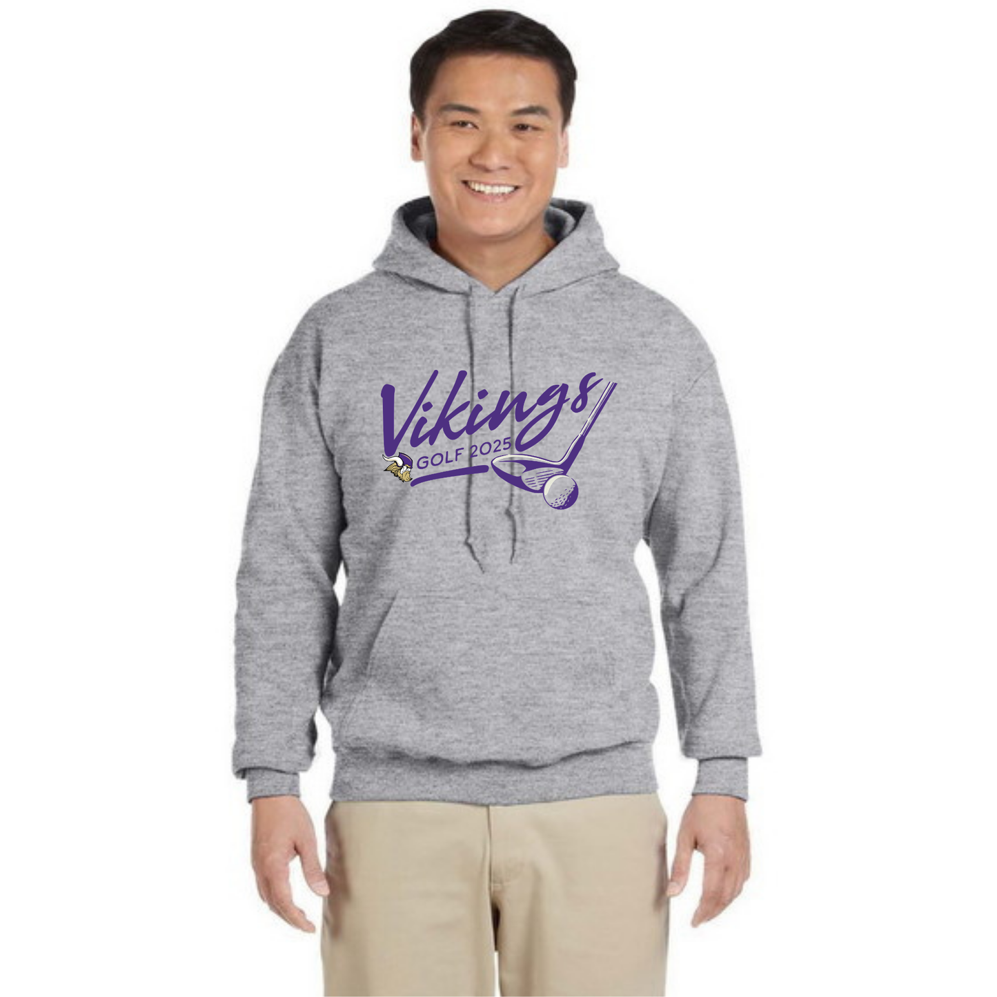 NK Golf Hoodie Vikings Purple