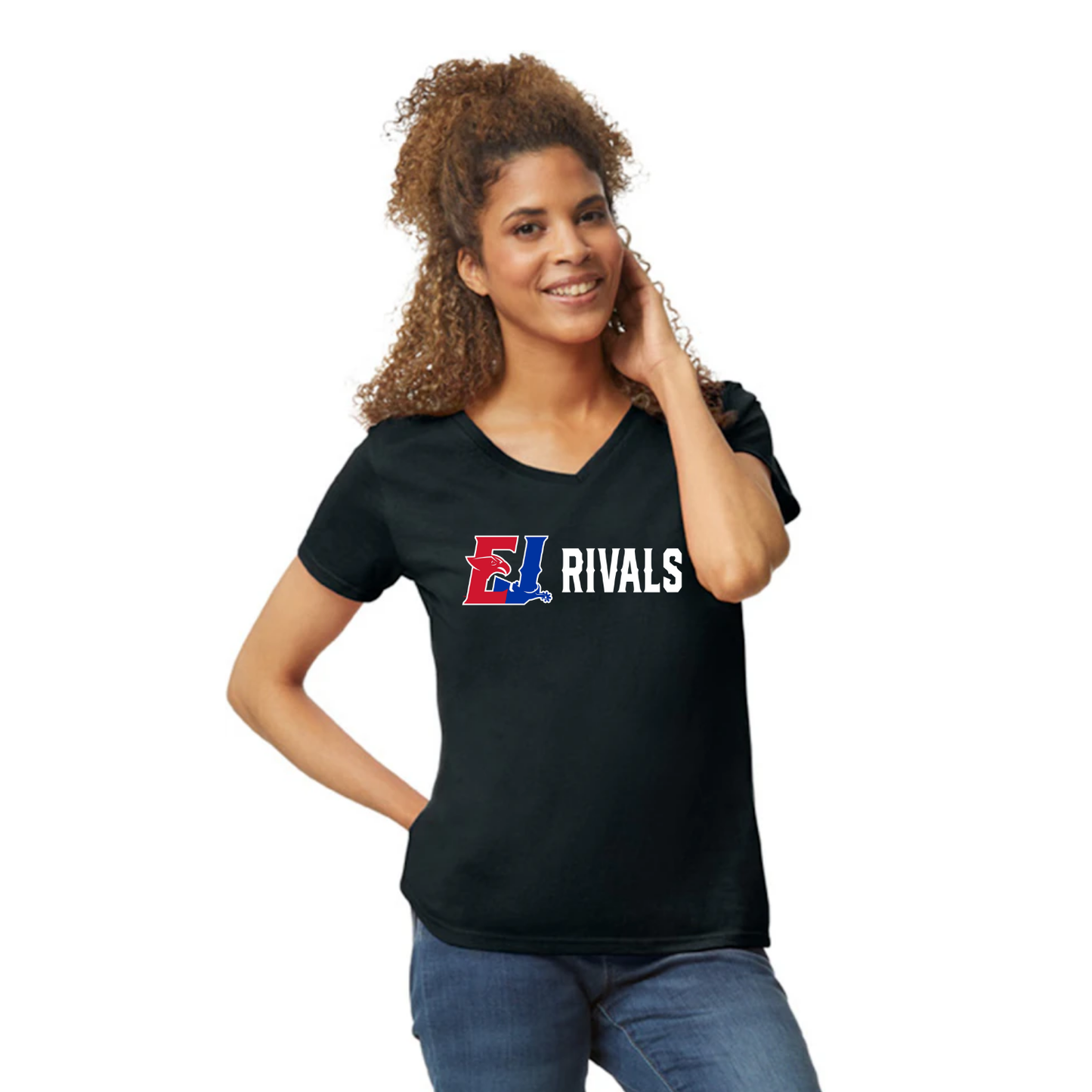 EJ Rivals Womens V neck Tshirt